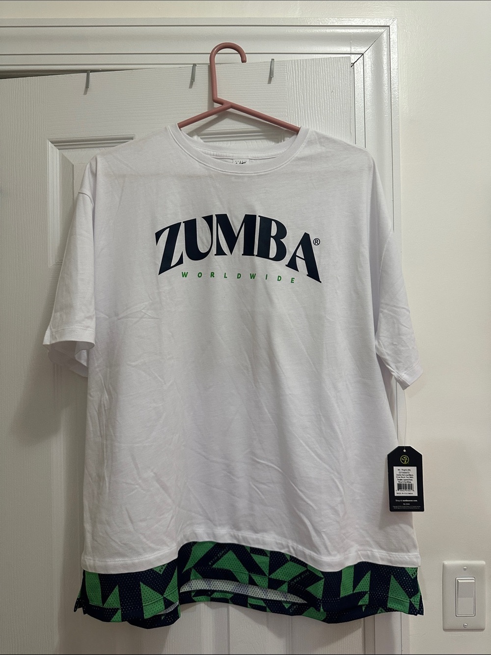 Zumba Worldwide fitness t-shirt Size M
